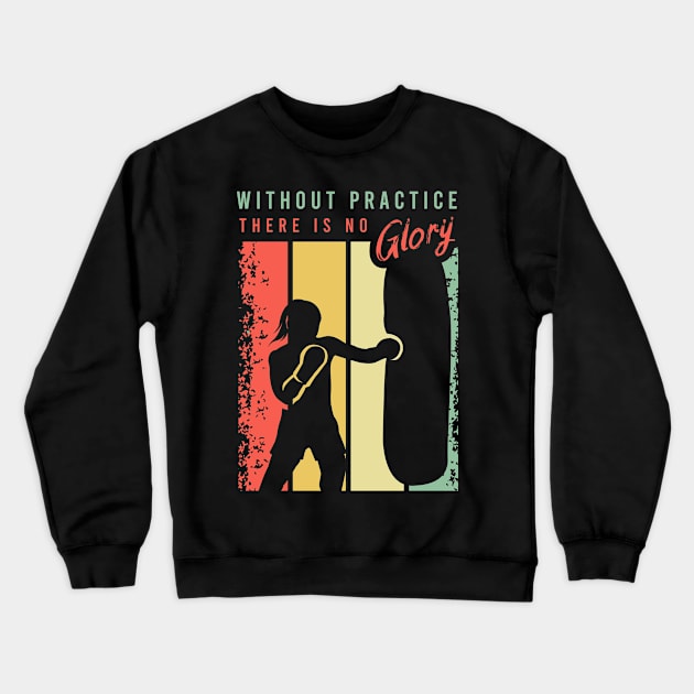 Fighter Design for a Martial Arts Lover Crewneck Sweatshirt by AlleyField